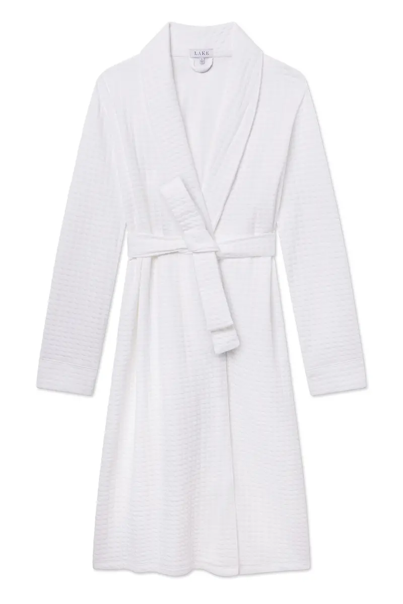 Spa Robe In White 1