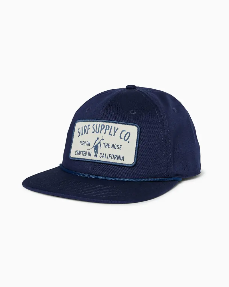 Surf Supply | 5-Panel Structured Snapback Hat 1