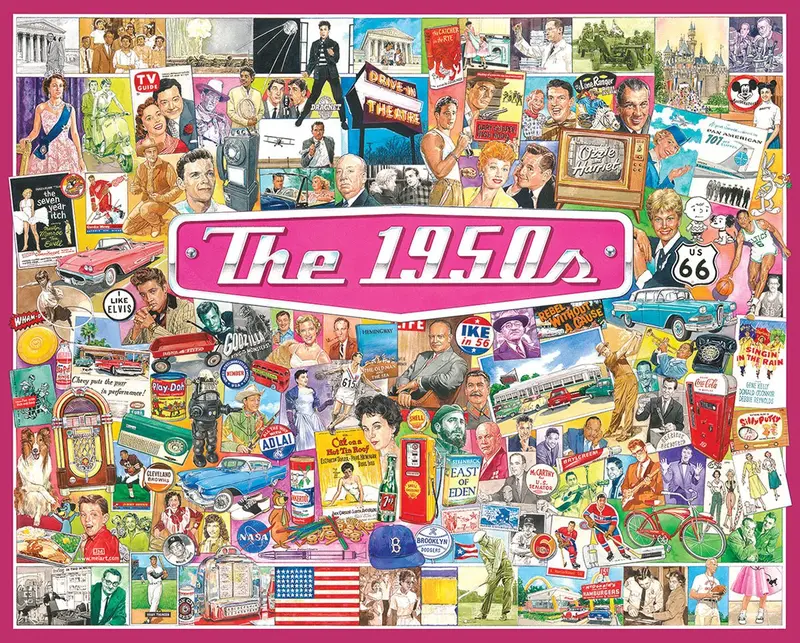 The 1950'S (1536Pz) - 1000 Piece Jigsaw Puzzle 1