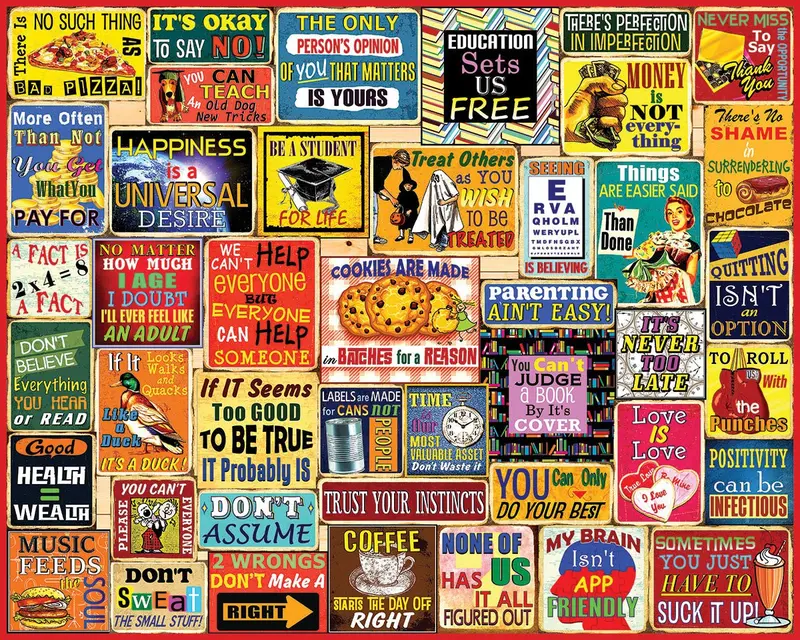 Things I Have Learned (2062Pz) - 1000 Piece Jigsaw Puzzle 1
