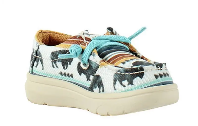 Toddler Ariat Buffalo Print Hilo Shoe 1