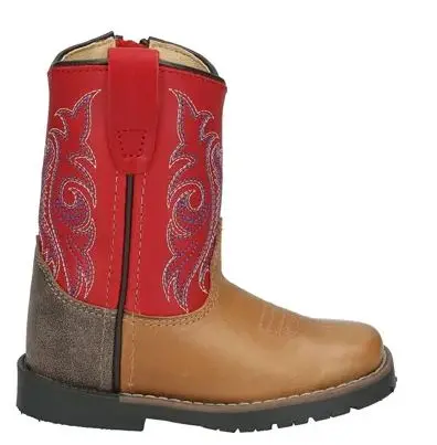 Toddler Smoky Mountain Tan/Red Boot 1