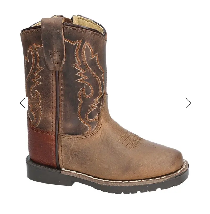 Toddler's Smoky Mountain Autry Brown Distressed Boot 1