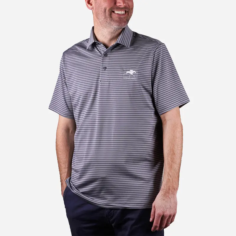 Under Armour Keeneland Drive Groove Stripe Polo Shirt
