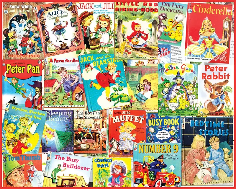 Vintage Fairy Tales (1953Pz) - 1000 Piece Jigsaw Puzzle 1