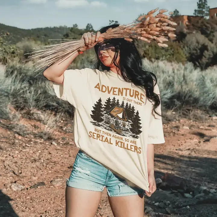 Women's Adventure Is Out There Tee 1