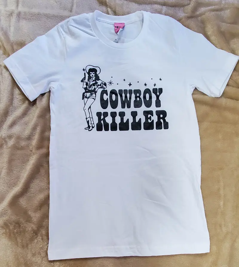 Women's Ali Dee Cowboy Killer Graphic Tee 1