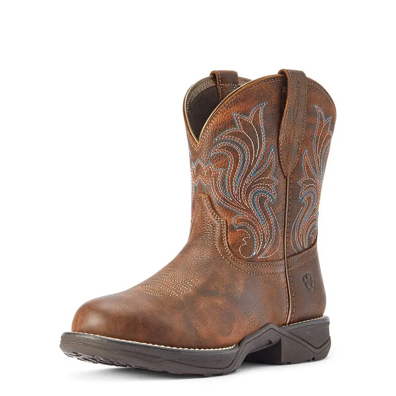 Women's Ariat Anthem Round Toe Shortie Western Boot 1
