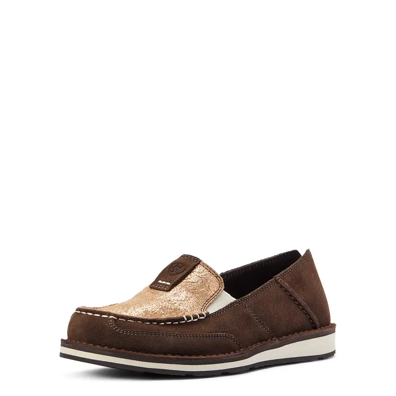Women's Ariat Cruiser Aztec Copper Suede Shoe 1