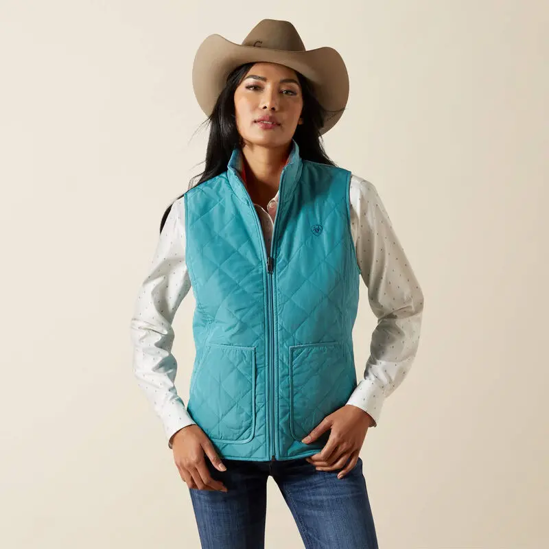 Women's Ariat Dilon 2.0 Insulated Reversible Vest 1