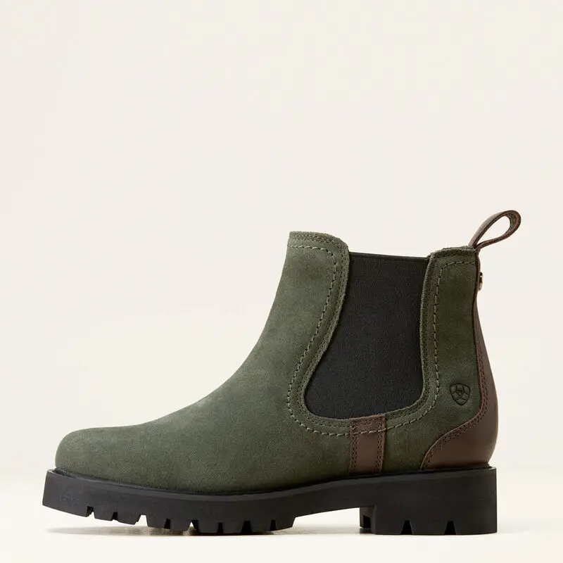 Women's Ariat Forest Green Wexford Lug H2o Boot 1