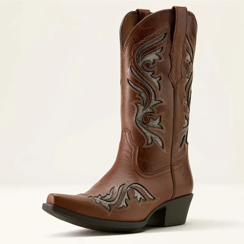 Women's Ariat Heritage Bliss Dark Tan Boot 1