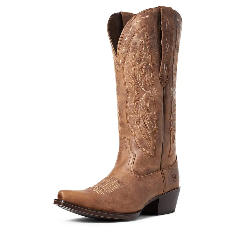 Women's Ariat Heritage X Toe Elastic Calf Boot 1