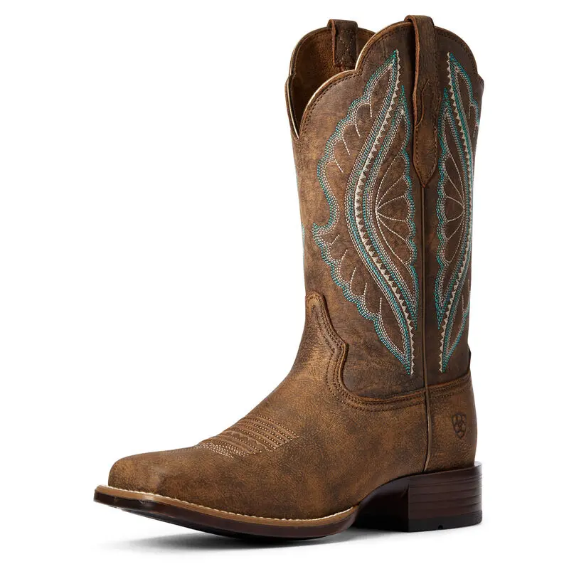 Women's Ariat Primetime Tack Room Brown Boot 1