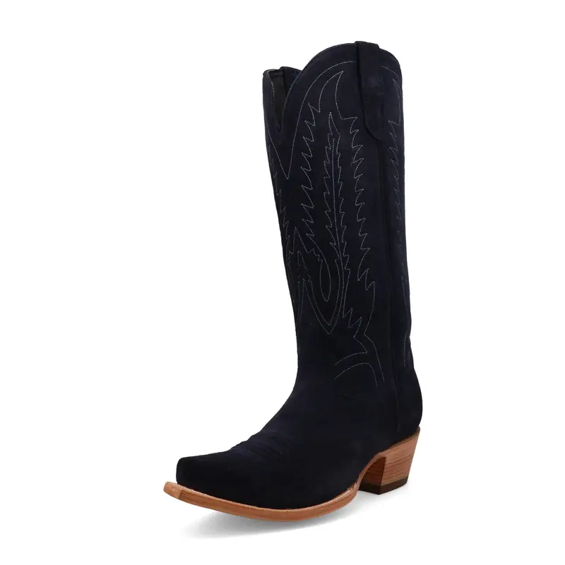 Women's Black Star Victoria Navy Boot 1