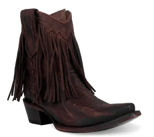 Women's Circle G Brick Fringe Ankle Boot 1