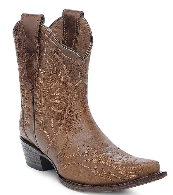 Women's Circle G Honey Embroidered Ankle Boot 1