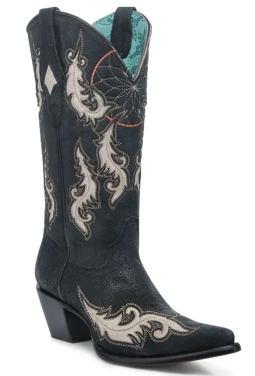 Women's Corral Black/Bone Dream Catcher Boot 1