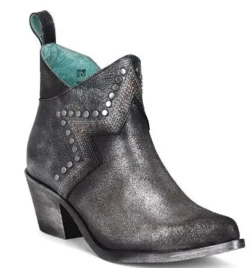 Women's Corral Black/Silver Embroidery Boots 1