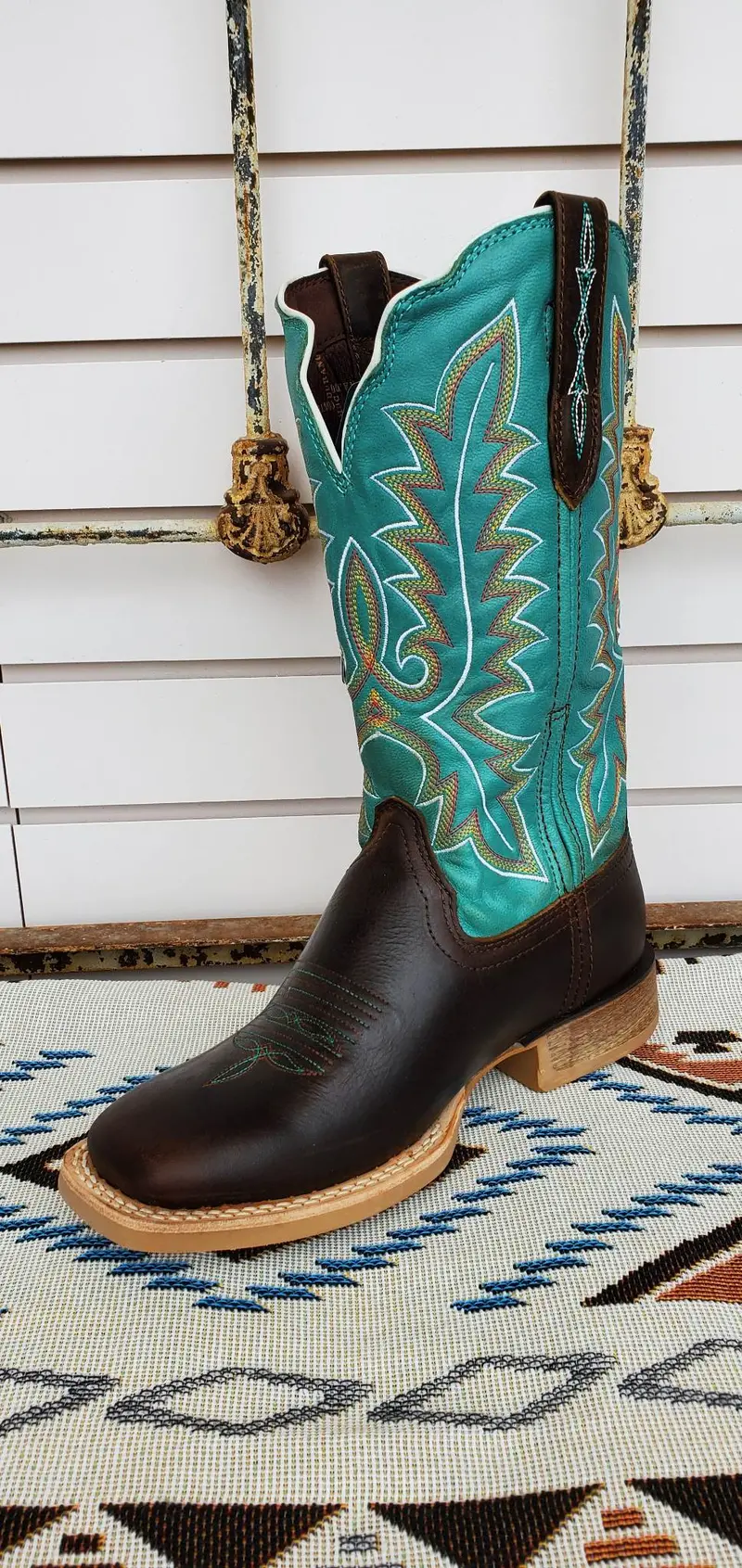 Women's Durango Rebel Pro Bay/Blue Western Boot 1