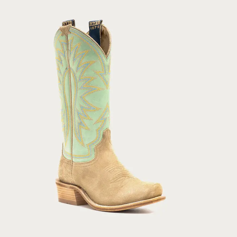 Women's Hyer Tan/Green Rose Hill Boot 1