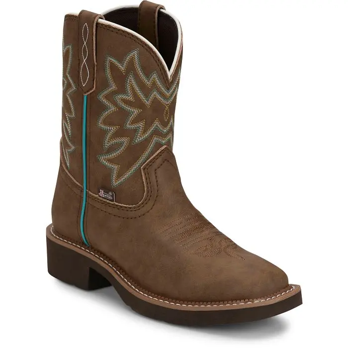 Women's Justin Sunny Chocolate Cowhide Boot 1