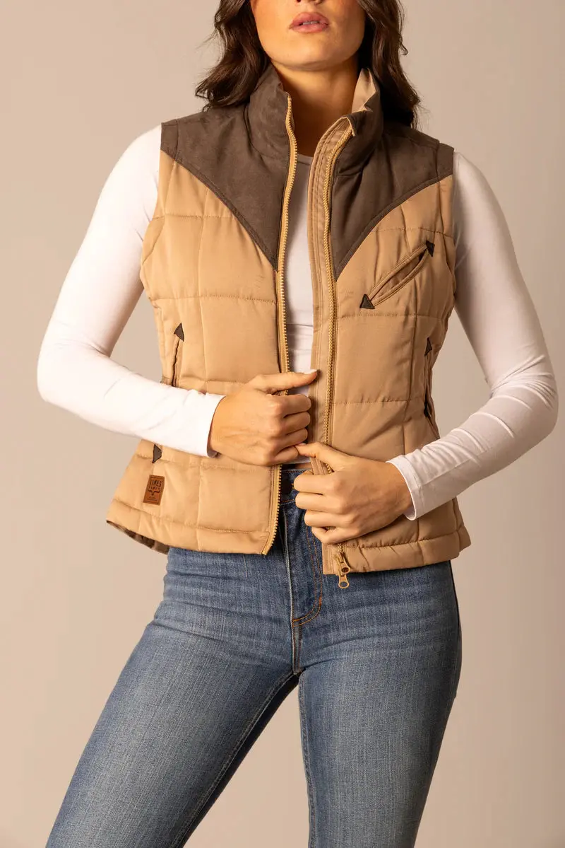 Women's Kimes Lenora Coffee Vest 1