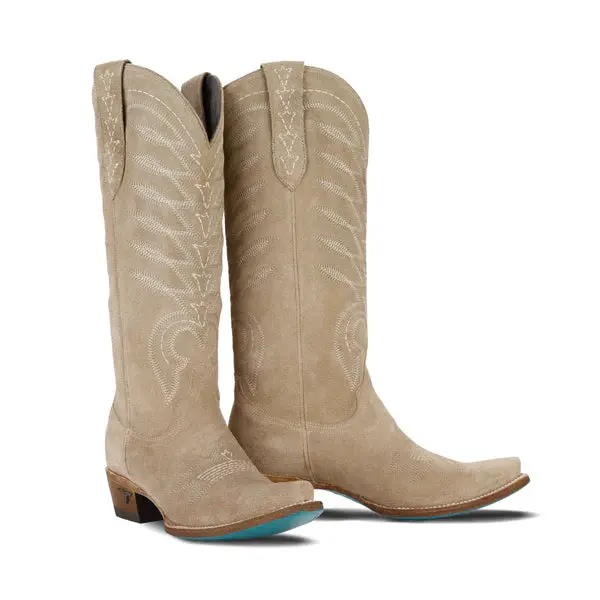 Women's Lane Squash Blossom Latte Suede Boot 1