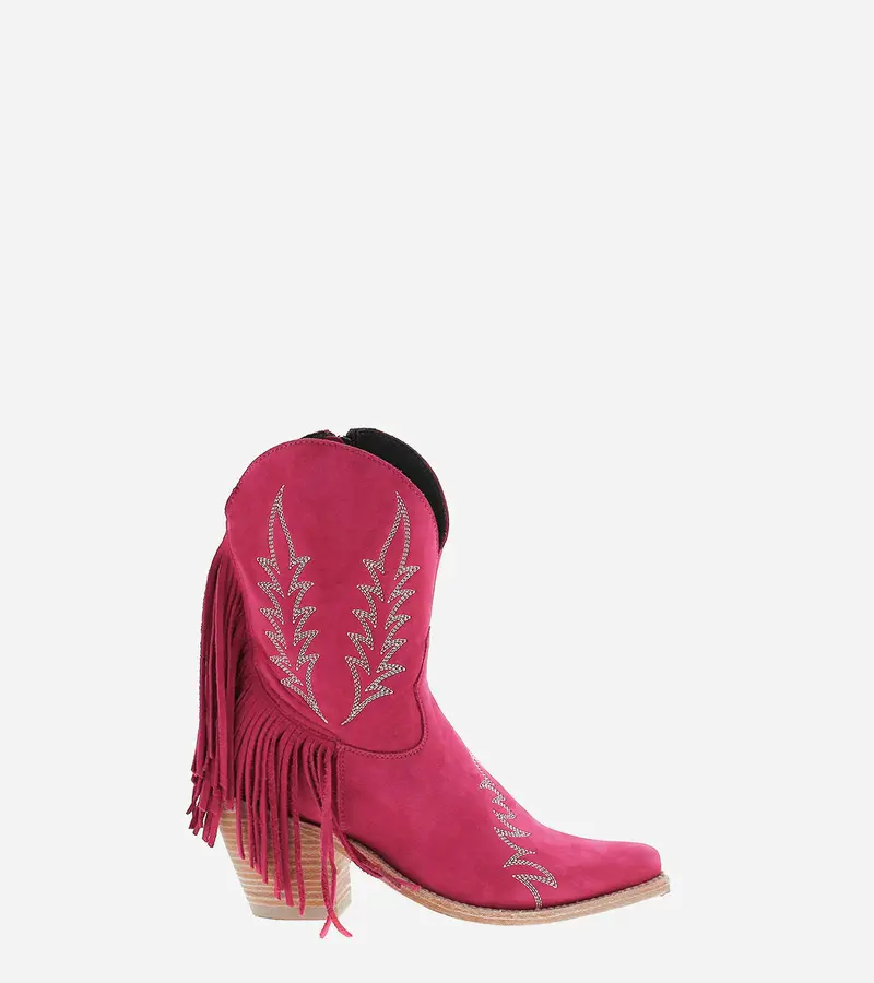 Women's Liberty Black Nabiki Fuchsia Pink Boot 1