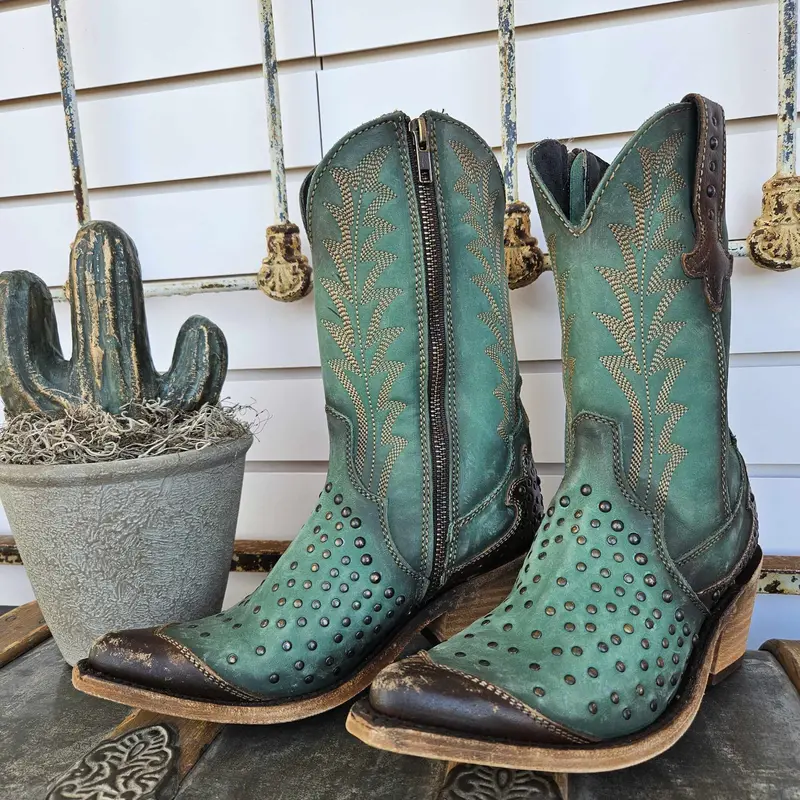Women's Liberty Black Willow Turquoise Boot 1