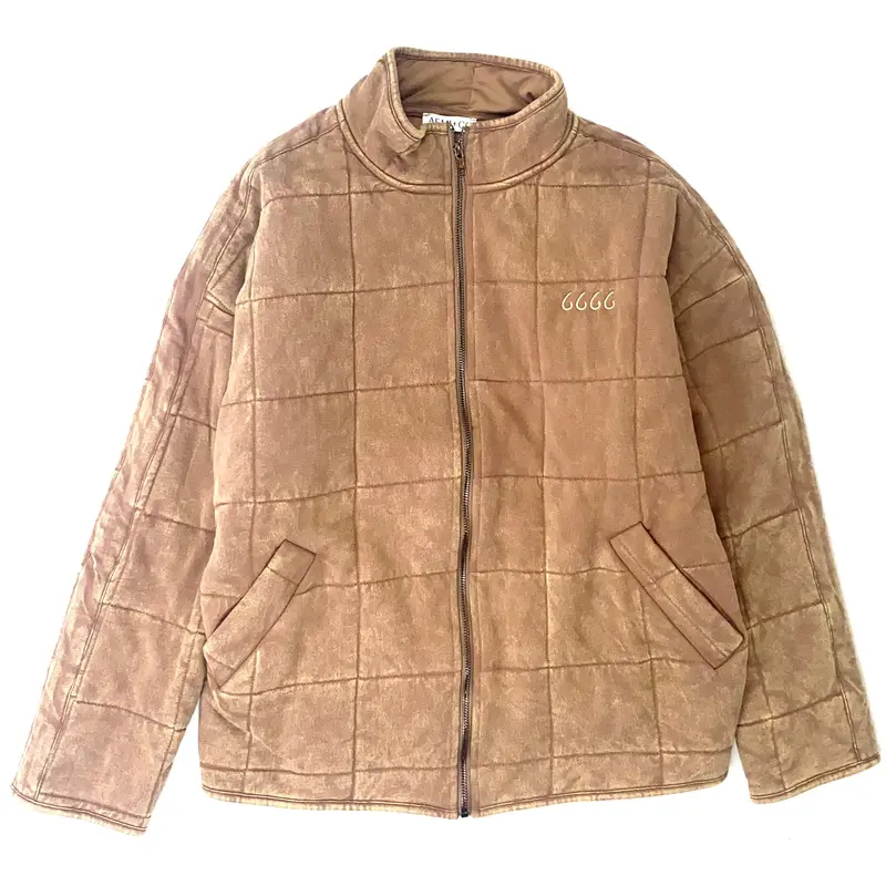 Women's Quilted Jacket - Brown 1