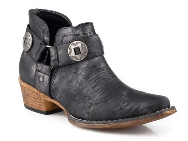 Women's Roper Ava Harness Black Boot 1