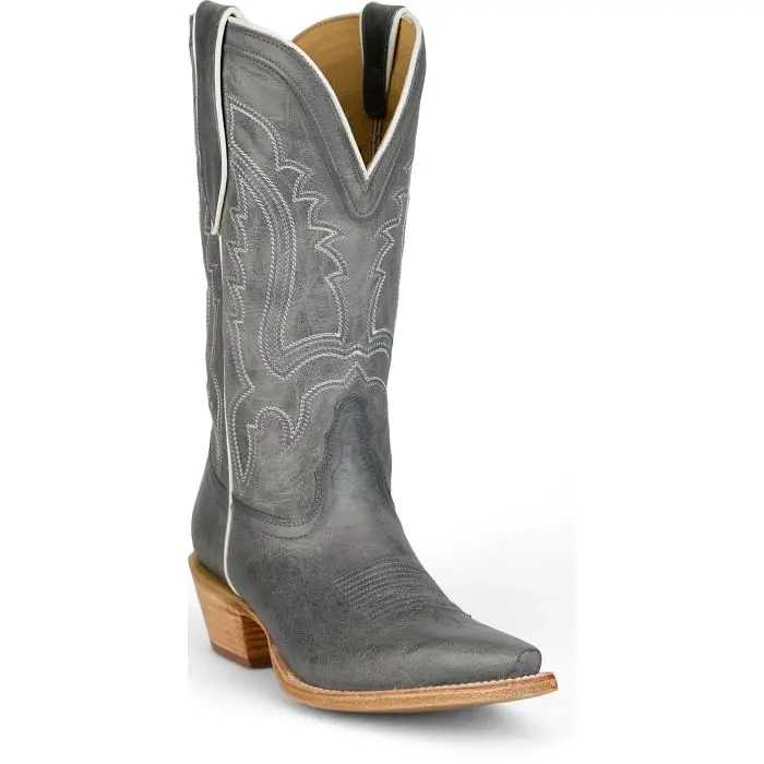 Women's Tony Lama Val Graphite Goat Boot 1