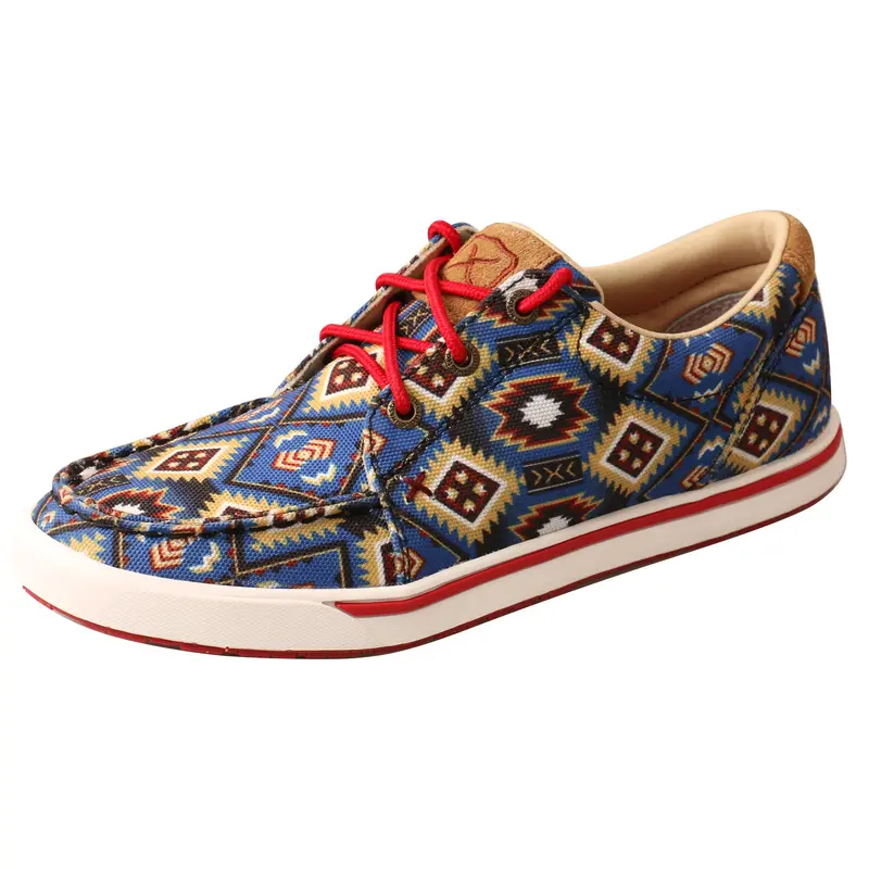 Women's Twisted X  Blue Multi Aztec Kicks 1