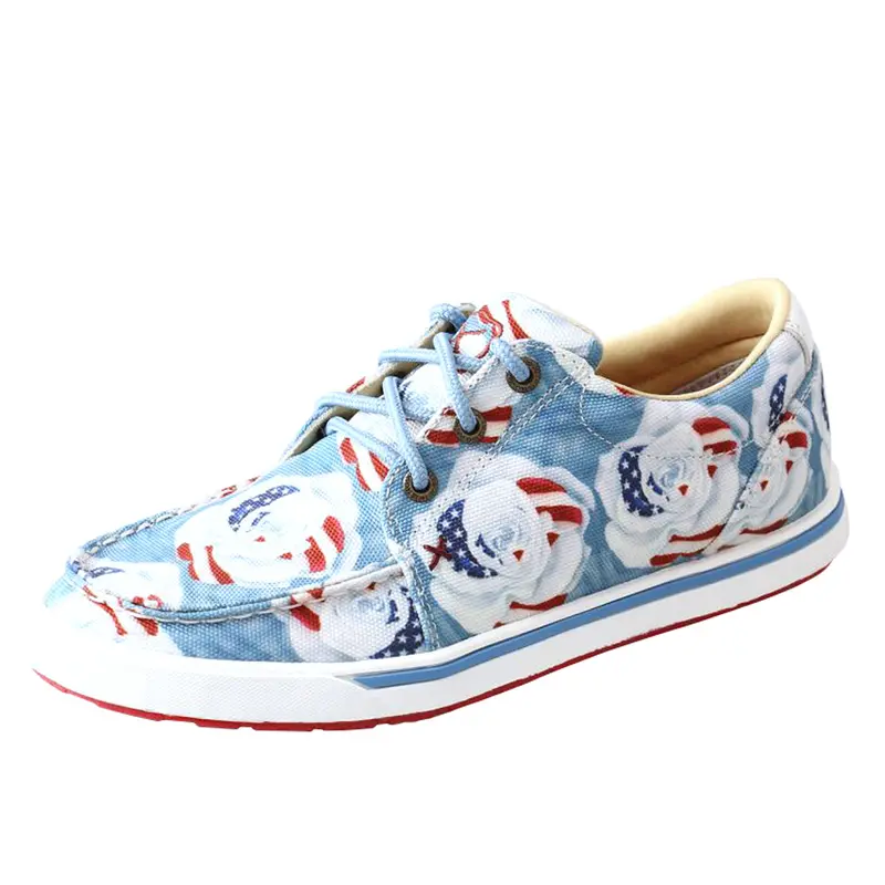 Women's Twisted X White Multi Shoe 1