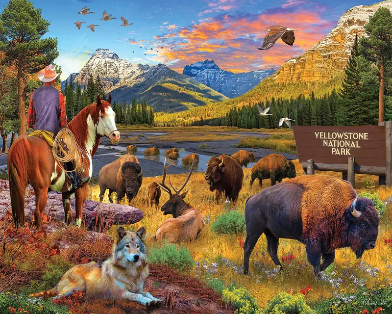 Yellowstone (1787Pz) - 1000 Piece Jigsaw Puzzle 1