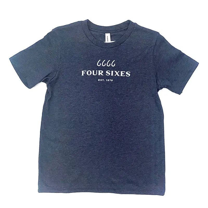 Youth Logo T-Shirt Heather Navy 1
