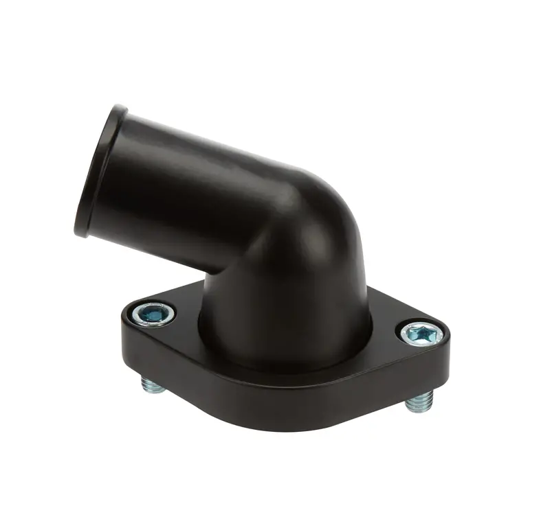 Allstar Performance 75-Degree Swivel Water Neck – Black Anodized Aluminum 1