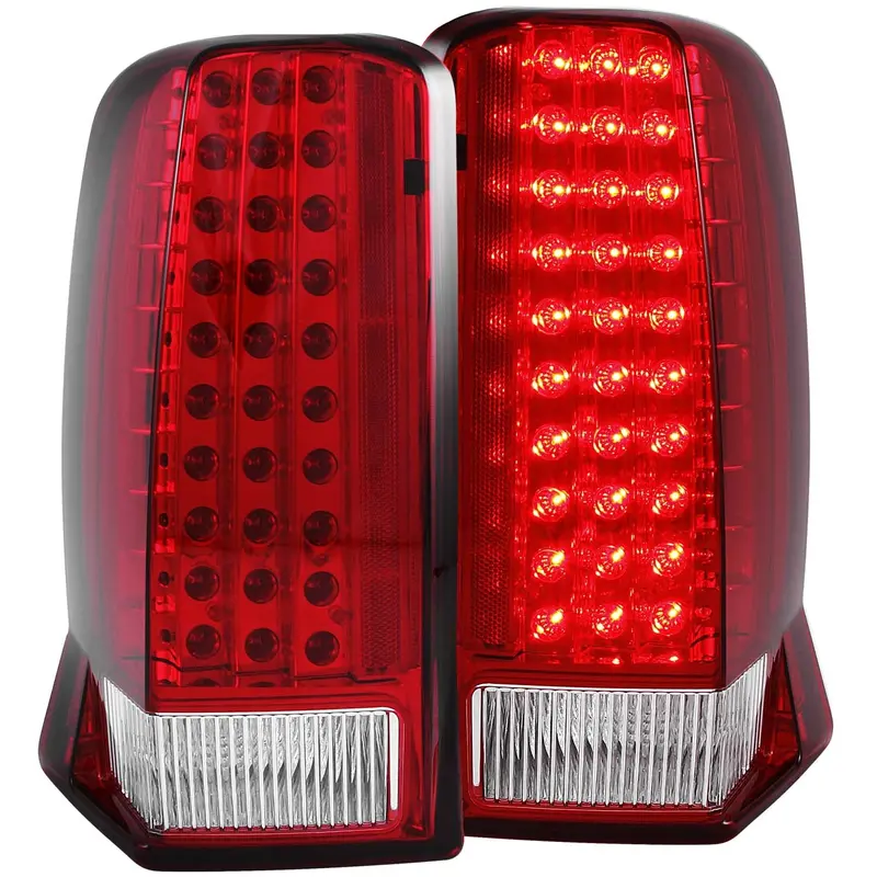 Anzo Usa Led Tail Light Assembly – Red/Clear Lens, No Cap, Sold As Pair (Model 311120) 1