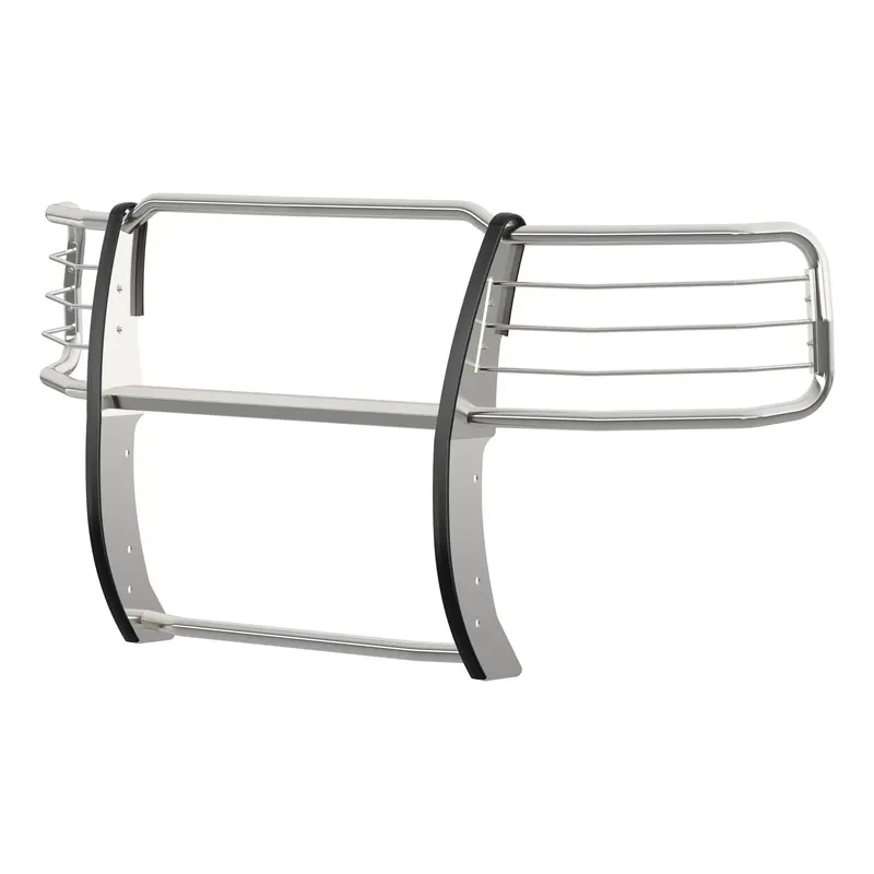 Aries Polished Stainless Steel Grille Guard For Chevrolet Silverado 1500 – Custom-Fit Protection With Sleek Finish 1