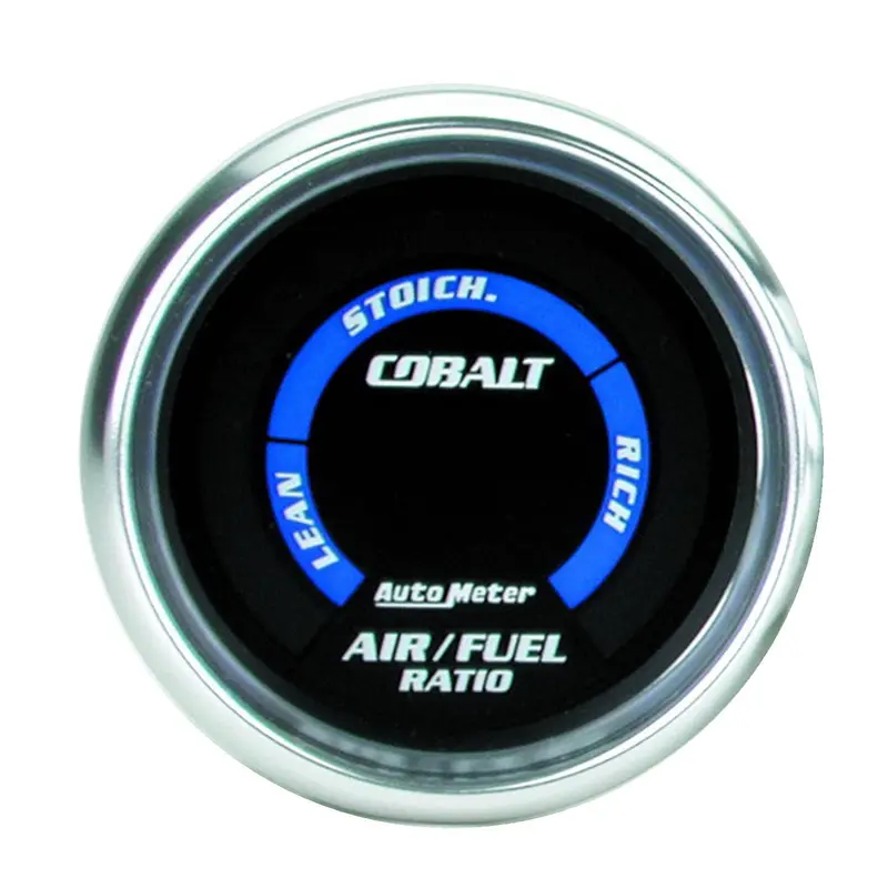 Autometer 6175 Air/Fuel Ratio Gauge – 2-1/16" Narrowband, Cobalt Face, Led Lean/Rich Display 1