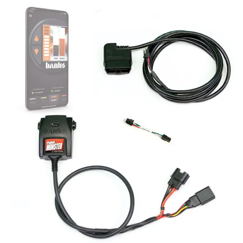 Banks Power Pedalmonster® Throttle Response Controller – Standalone, Molex Mx64 6-Pin, Phone-Compatible 1