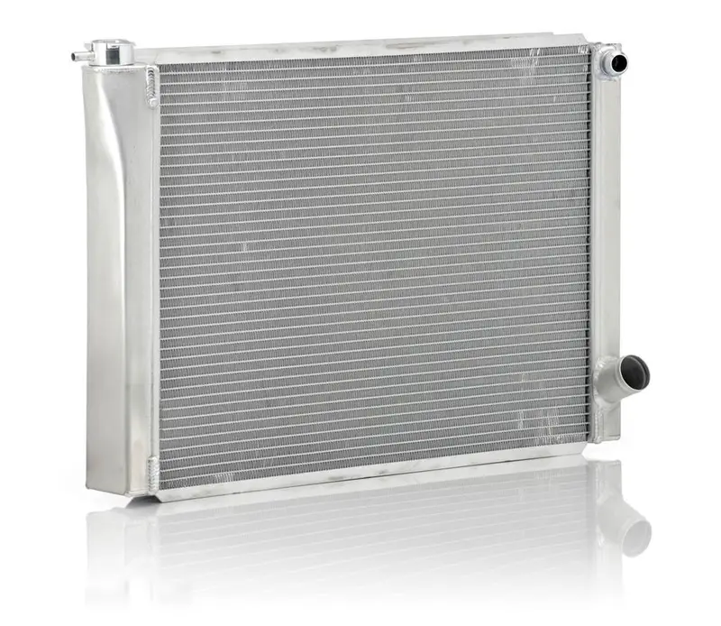 Be Cool 35032 Dual-Pass Circle Track Radiator – 20-Inch Core, Dual 1-Inch Rows, 20 An Inlets 1