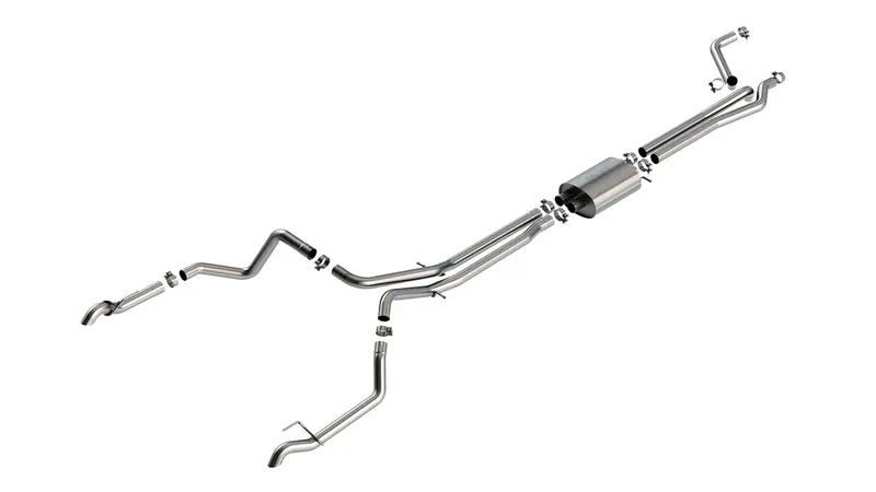 Borla 140916 S-Type Cat-Back Exhaust System – Stainless Steel, Aggressive Sound 1