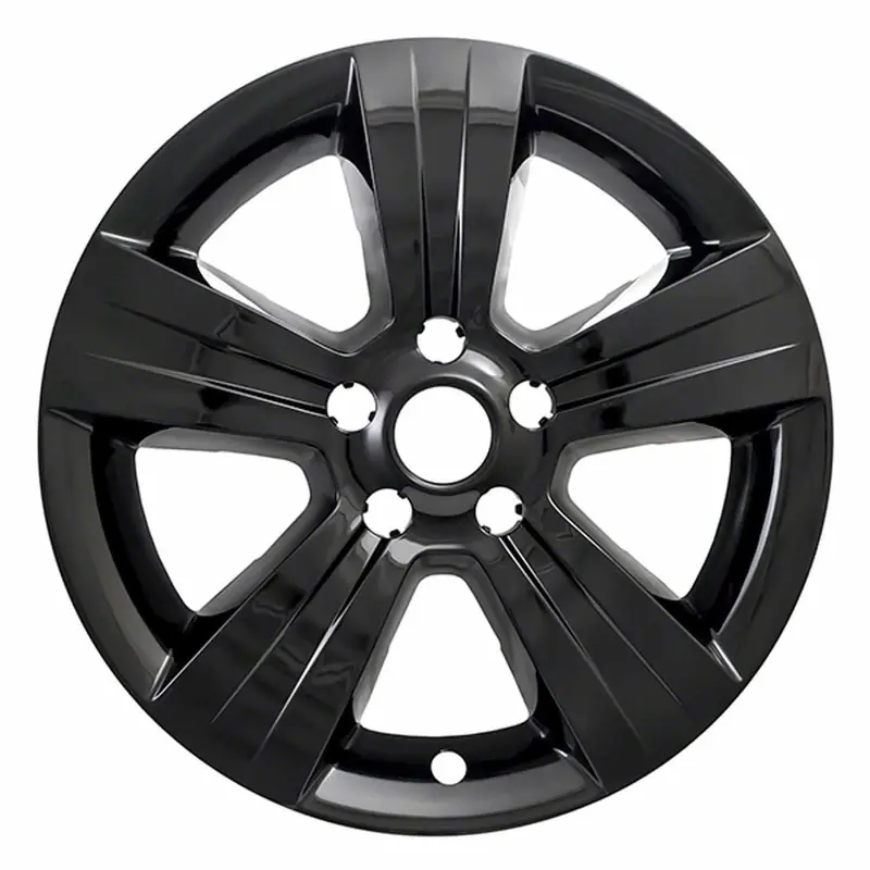 Coast To Coast Iwcimp373Blk 17-Inch 5-Spoke Gloss Black Plastic Wheel Set (4-Pack), Not For Steel Wheels 1