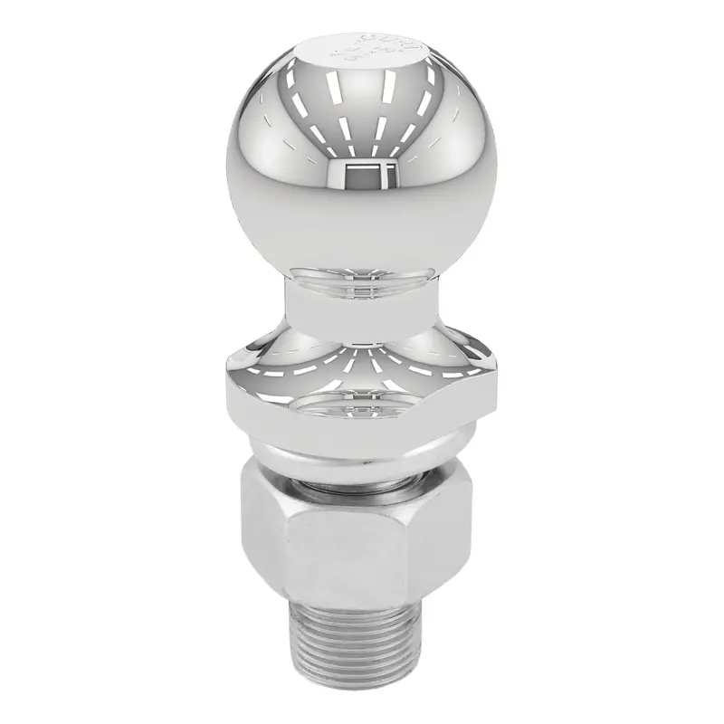 Curt Chrome Trailer Ball – 1-7/8" Diameter, 1" X 2-1/8" Shank, 3,500 Lb Capacity 1