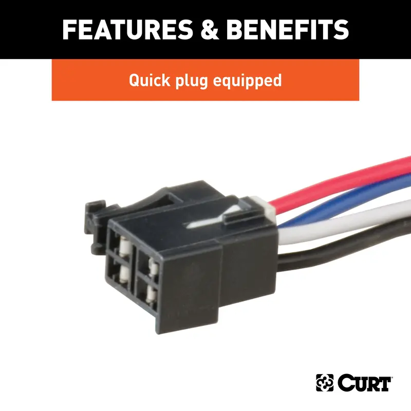 Curt Spectrum Proportional Trailer Brake Controller – Integrated Digital Control System 1
