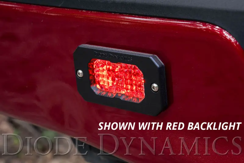 Diode Dynamics Dd6728P Stage Series 2" Led Pod Light – White Combo, Flush Mount, Pair 1