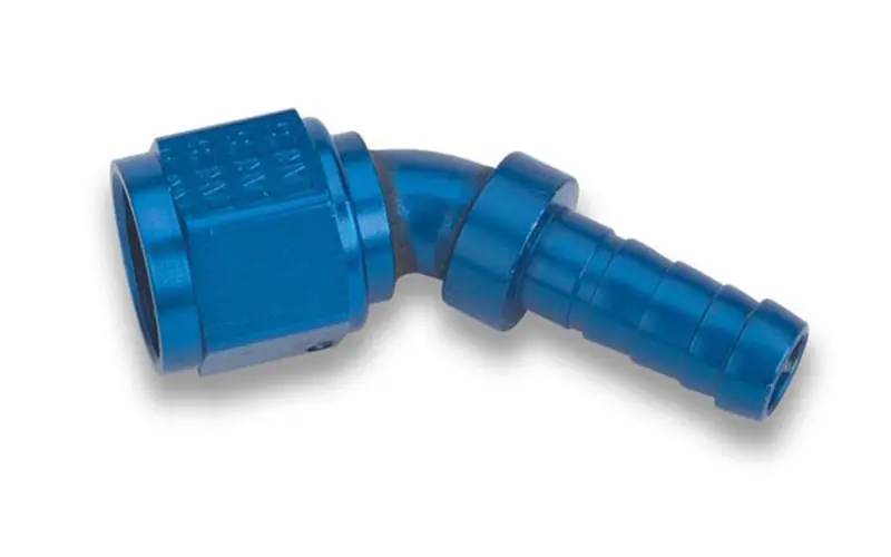 Earl’S 704608Erl Auto-Crimp 45° An Hose End – Precision Aluminum Fitting 1