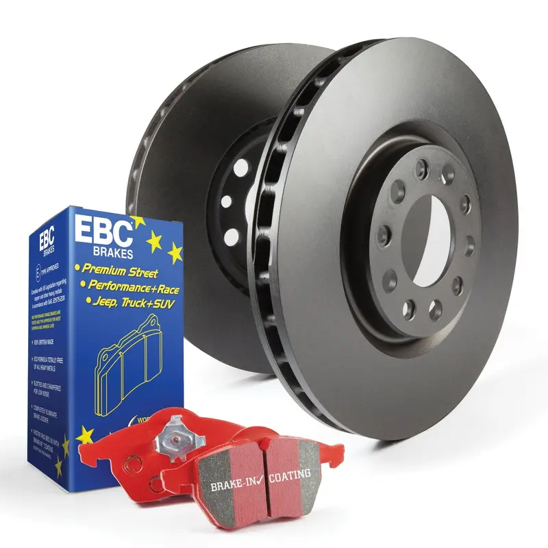 Ebc S12Kf1438 Brake Kit – Redstuff Pads & Rk Drilled Rotors 1
